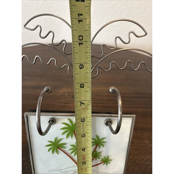 Unbranded Beach Silver Palm Tree w/30 4x6 Photo Holders-great For Vacation Pics - Picture 9 of 9